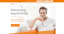 Desktop Screenshot of bfs-abrechnung.de